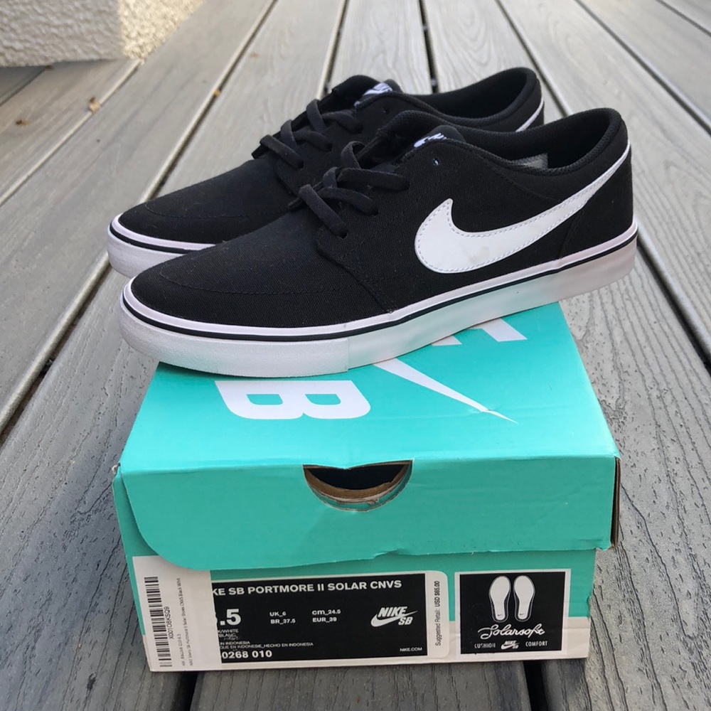 NIB Nike Sb Portmore II Solar  YOUTH Size 6.5